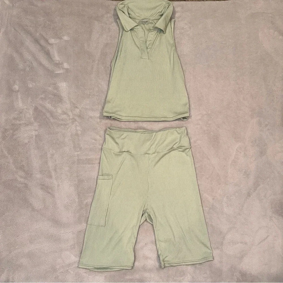 No Boundaries Pants - NoBo Sage Green Two Piece Work Out Set